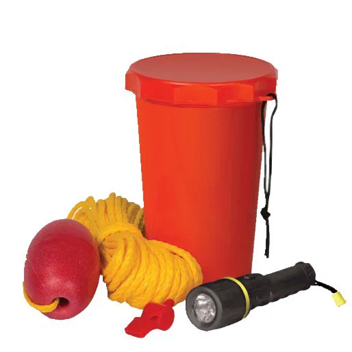 Kit di sicurezza nautica con torcia LED e fischietto