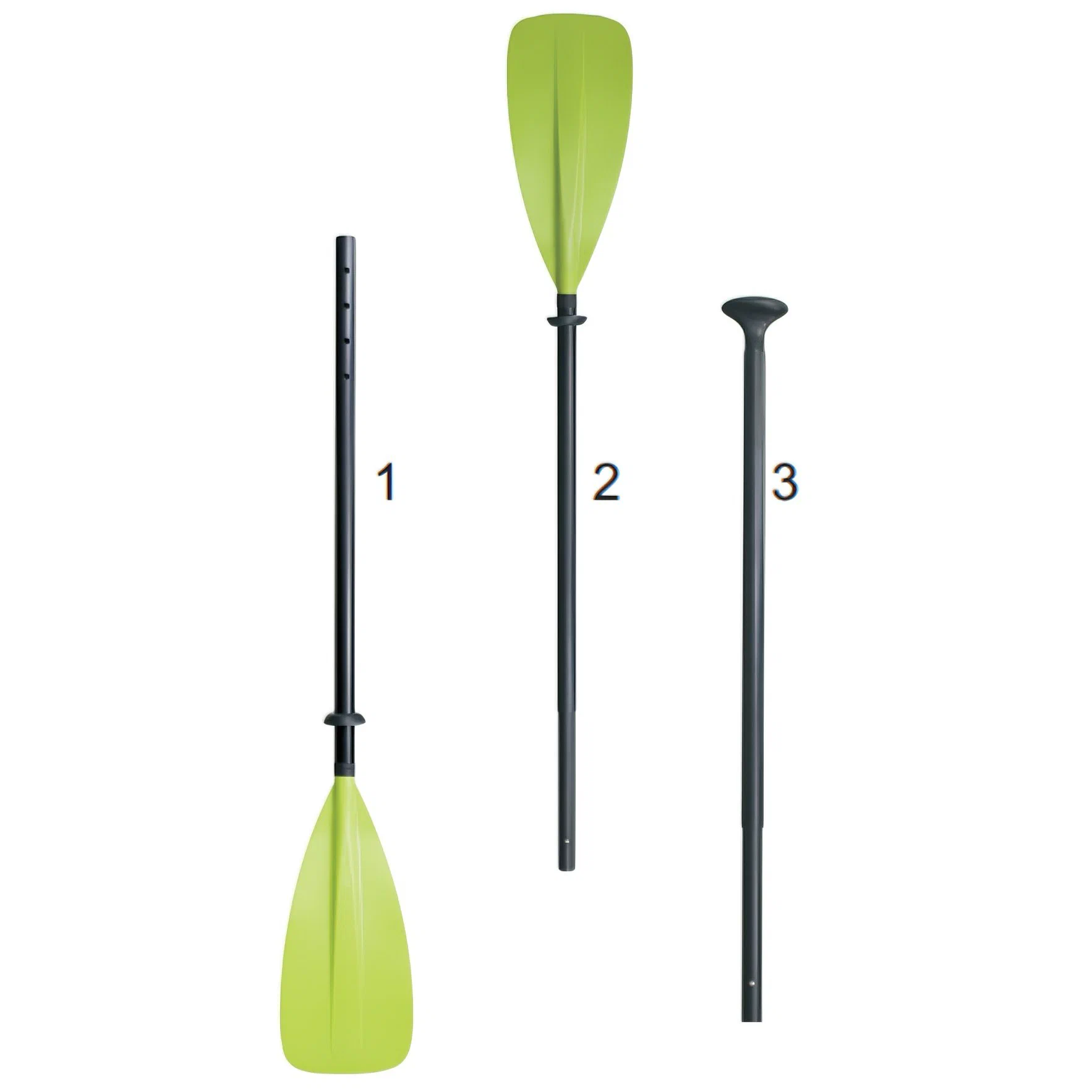 Remo 2 em 1 SUP/Caiaque – Pá modular em gota