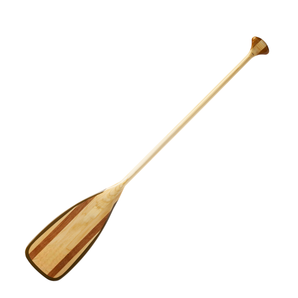 Heavy-Duty Outfitter-Grade Canoe Paddle with Reinforced Thicker Wood and Rockgard Coating